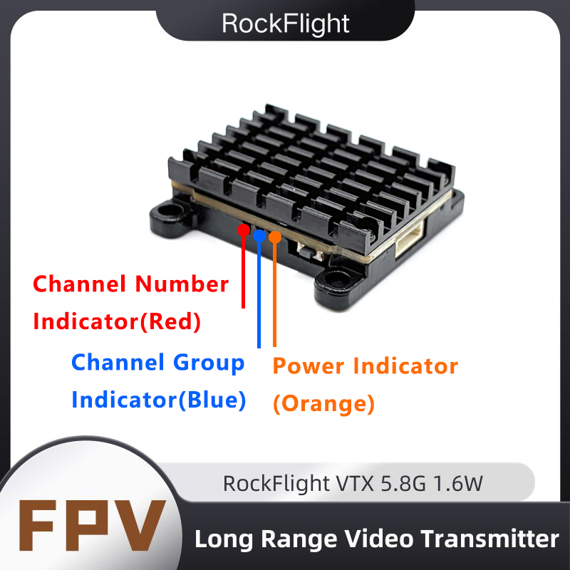 RockFlight TX663 VTX 5.8G 48CH - đánh giá và giá Fpv Drone Transmitter