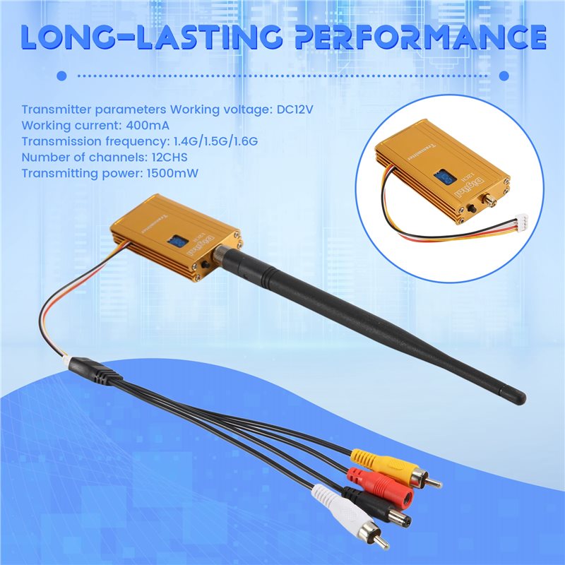 A48U 1.5G 1.5W FPV VTX 12CH 15 - đánh giá và giá Fpv Drone Transmitter