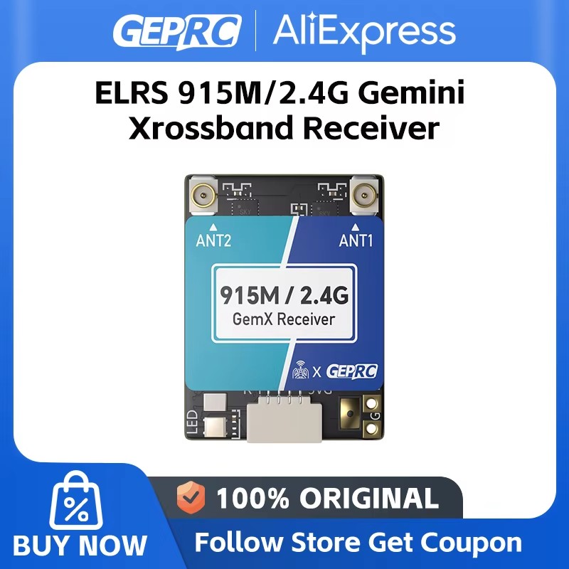 GEPRC ELRS 915M/2.4G Gemini Xr - đánh giá và giá Fpv Drone Quadcopter