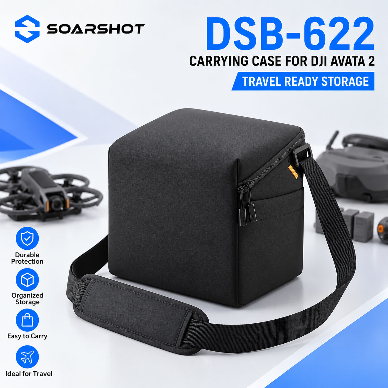 SOARSHOT Carrying Case for DJI - đánh giá và giá Fpv Drone Bag