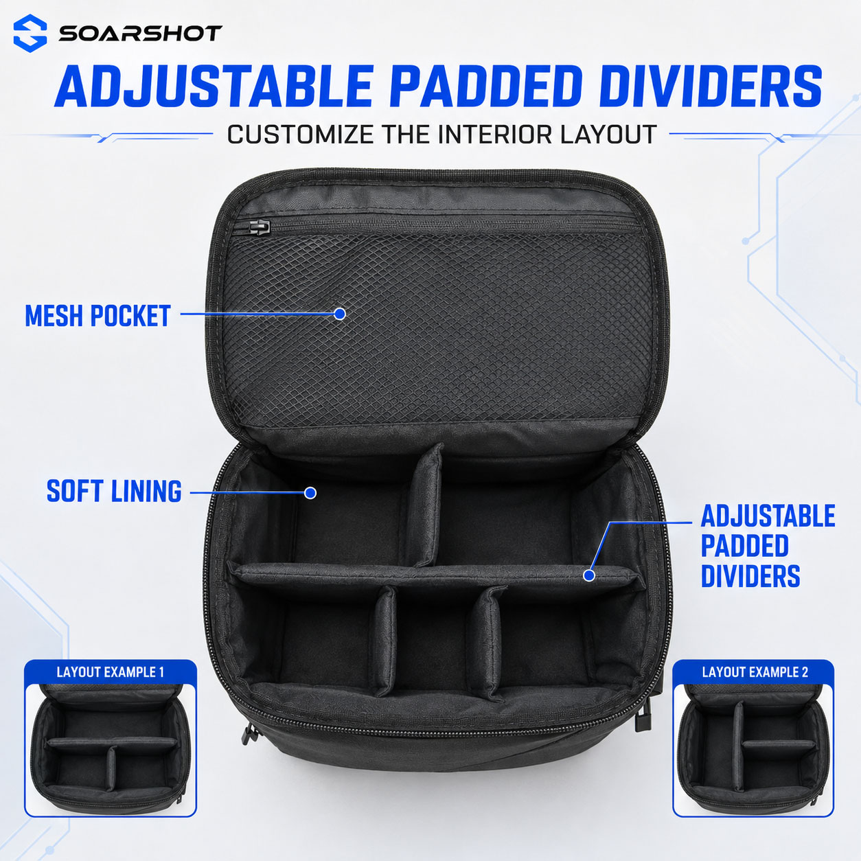 SOARSHOT Carrying Case for DJI - đánh giá và giá Fpv Drone Bag